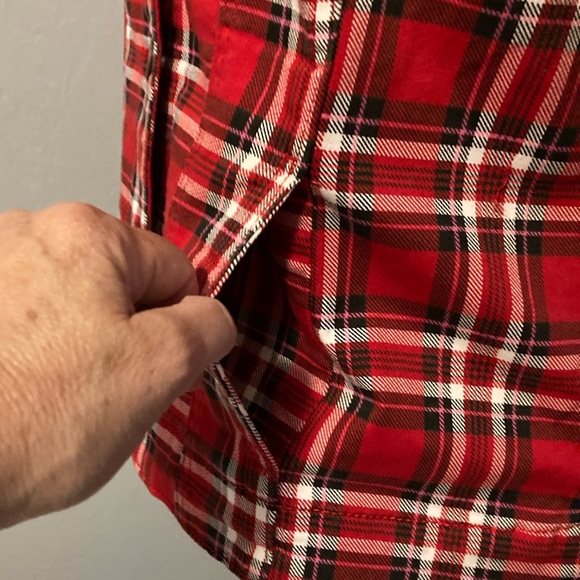 Charter Club Red Denim Plaid Jacket - Picture 10 of 15